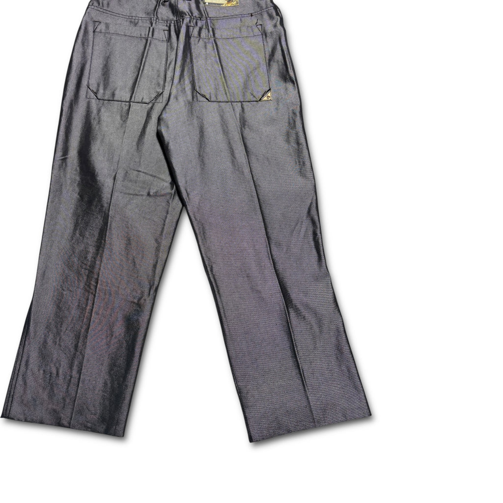 90s Akademiks silver denim 34