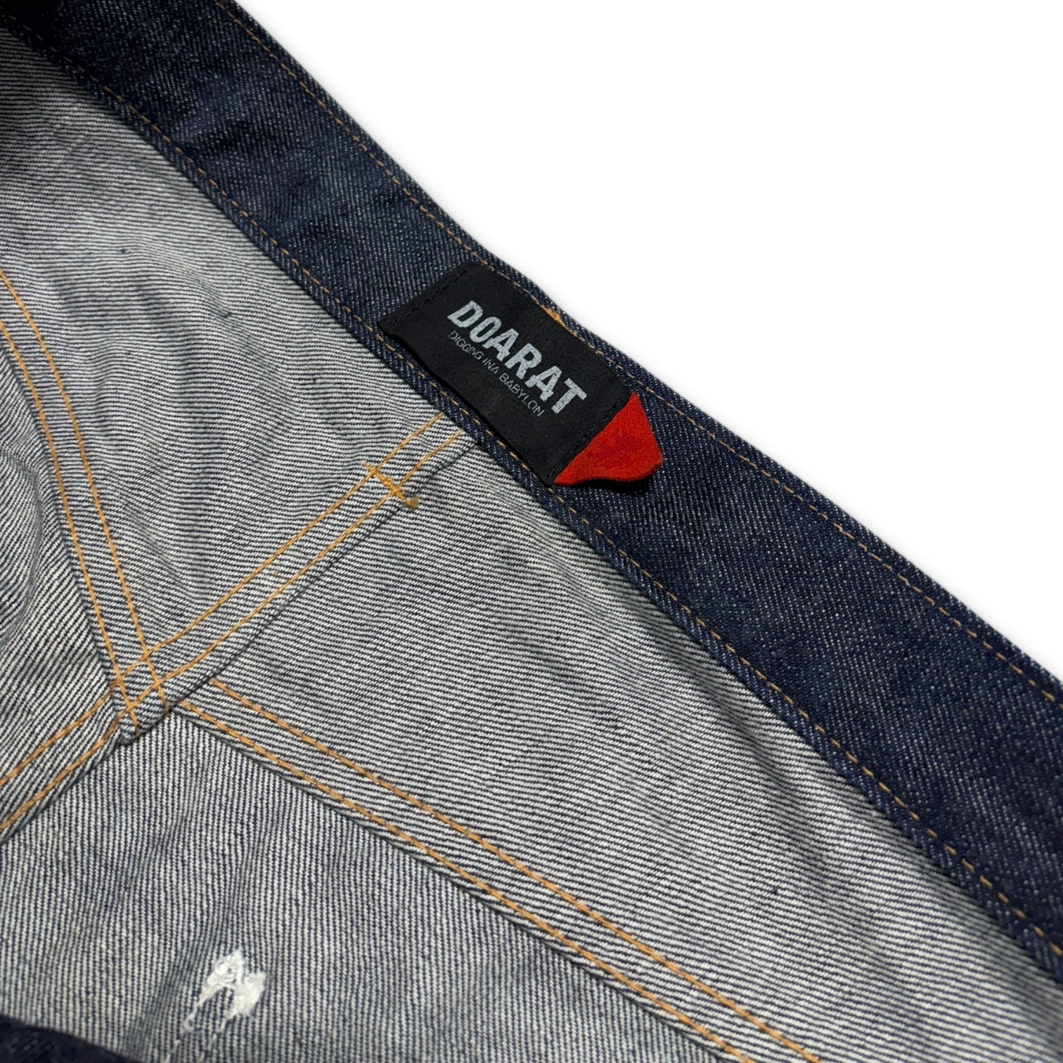 00s Doarat back boa denim