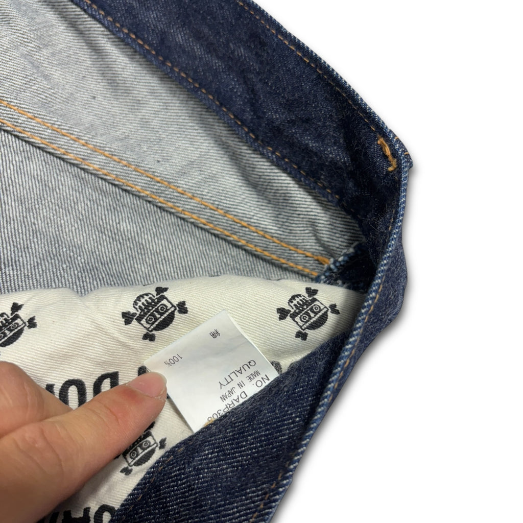 00s Doarat back boa denim