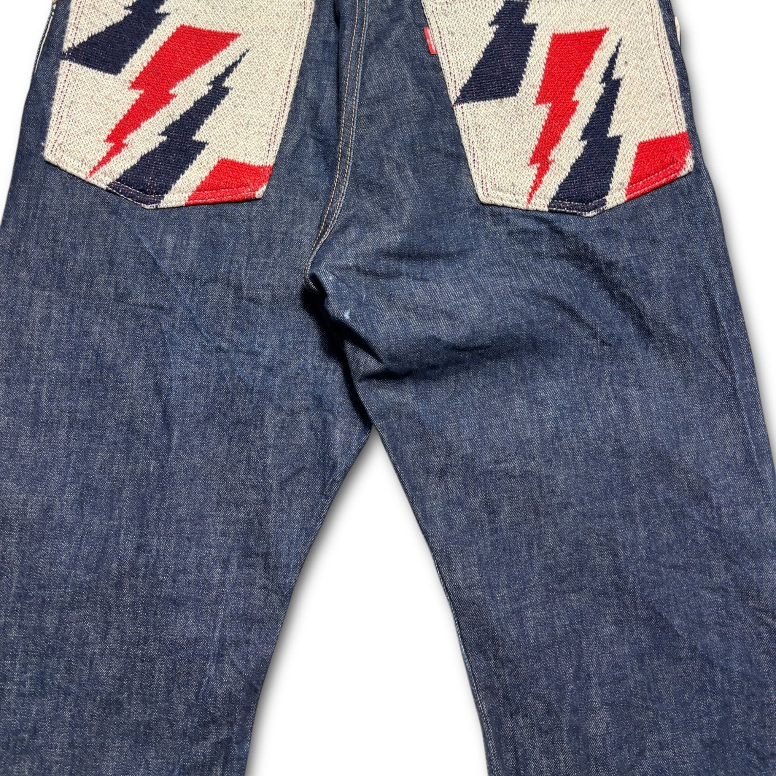 00s Doarat back boa denim