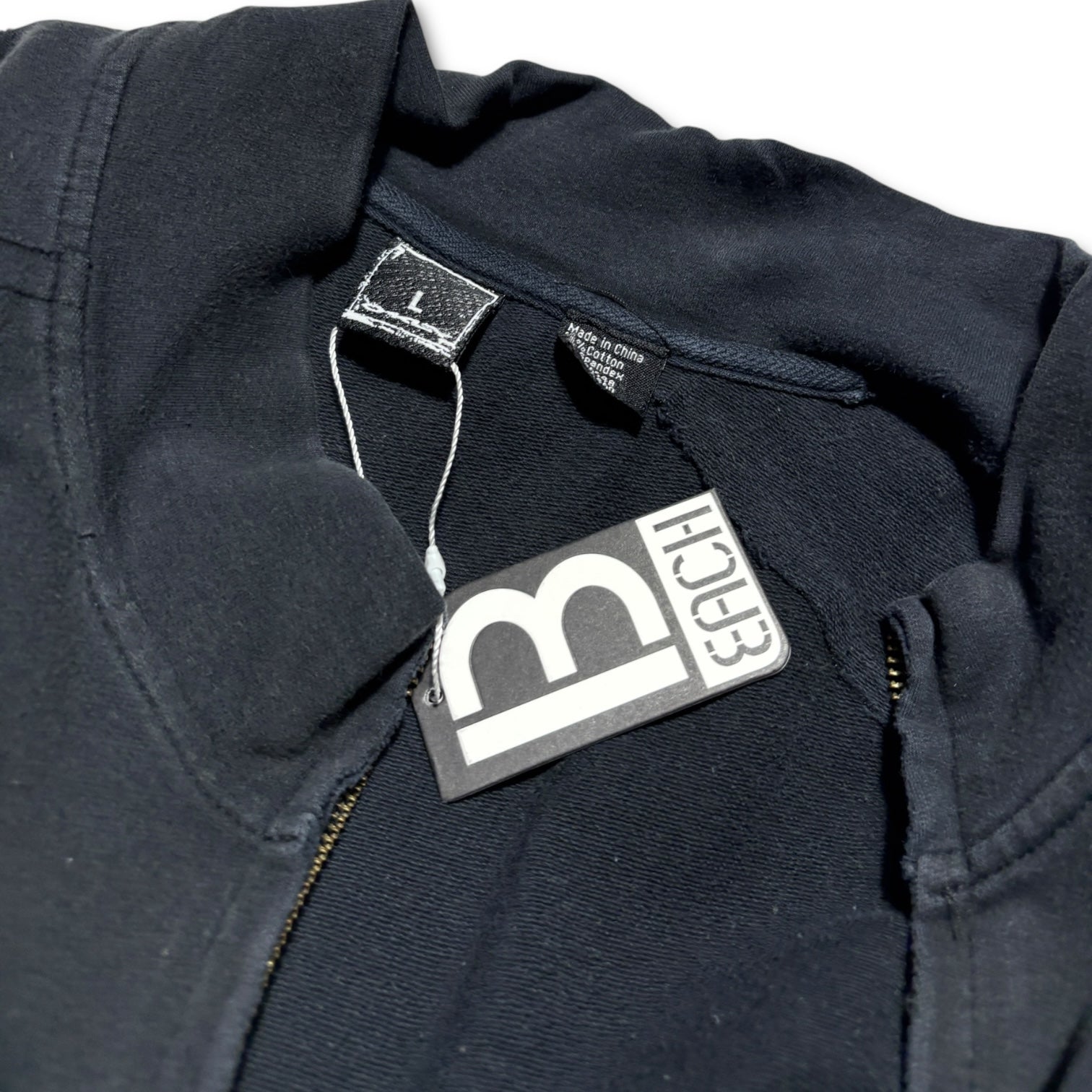 00s Oakley cutout sweat zip top black