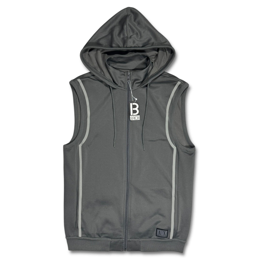 00s Armani Exchange Reflector Hoodie No sleeve