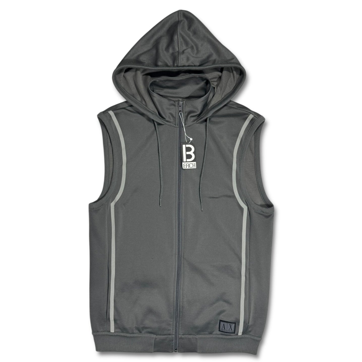 00s Armani Exchange Reflector Hoodie No sleeve