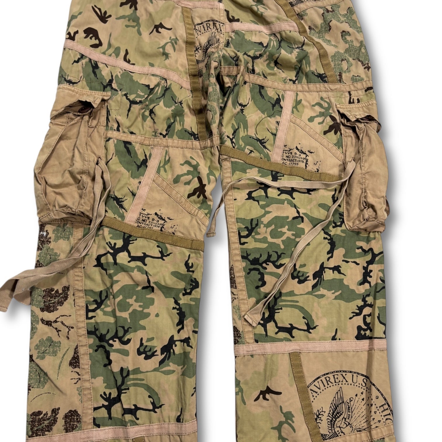 00s Avirex Camo Parachute Pants