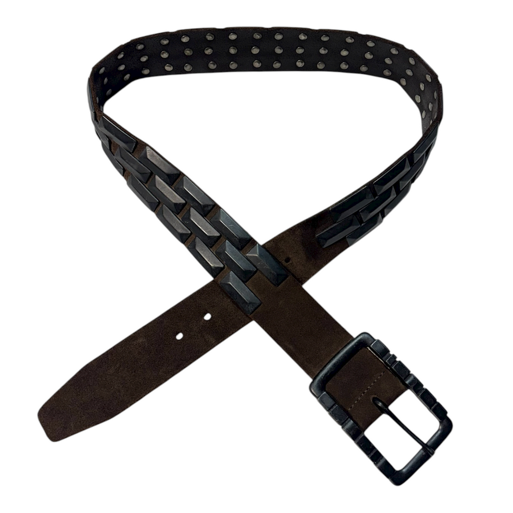 00s Diesel Metal Leather Belt